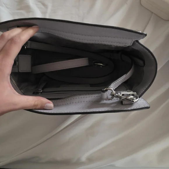 Michael Kors Silver Studded Clutch - Picture 2 of 3